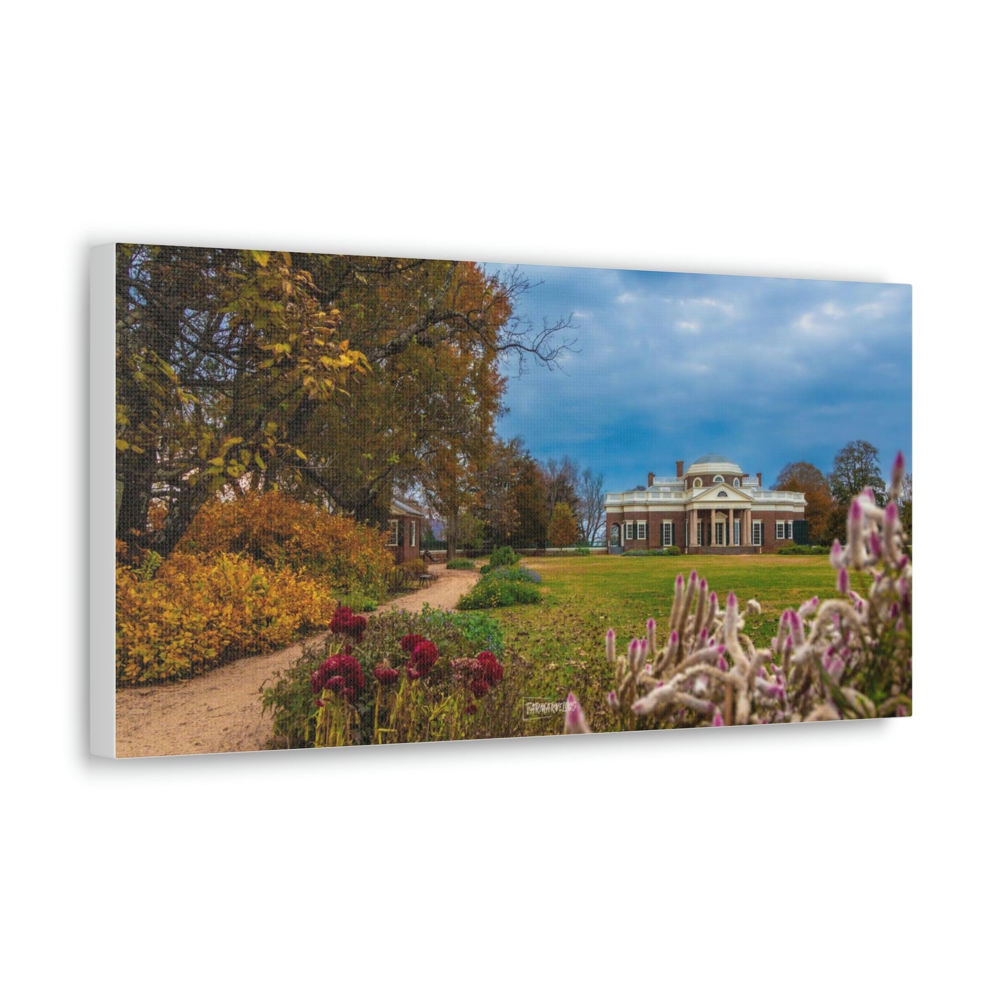 Monticello Flowers - Canvas