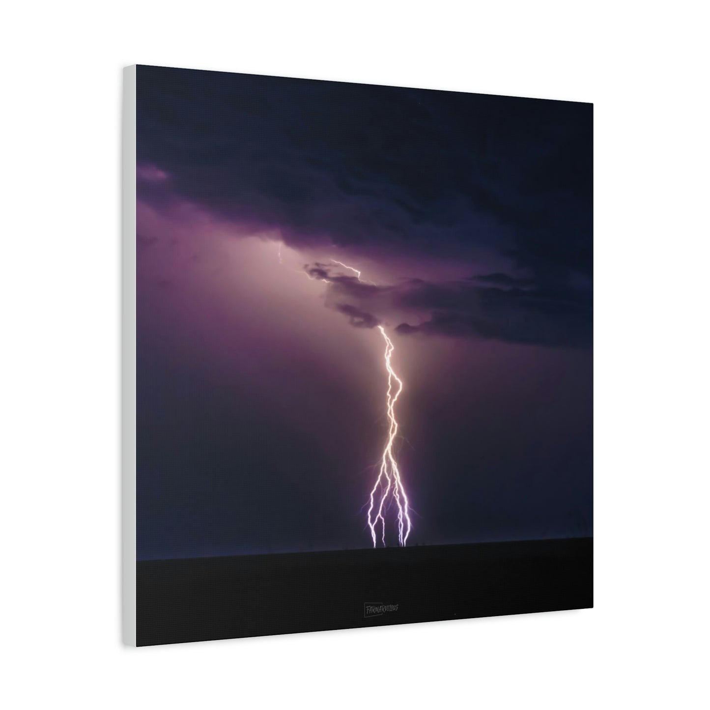Beach Lightning - Matte Canvas