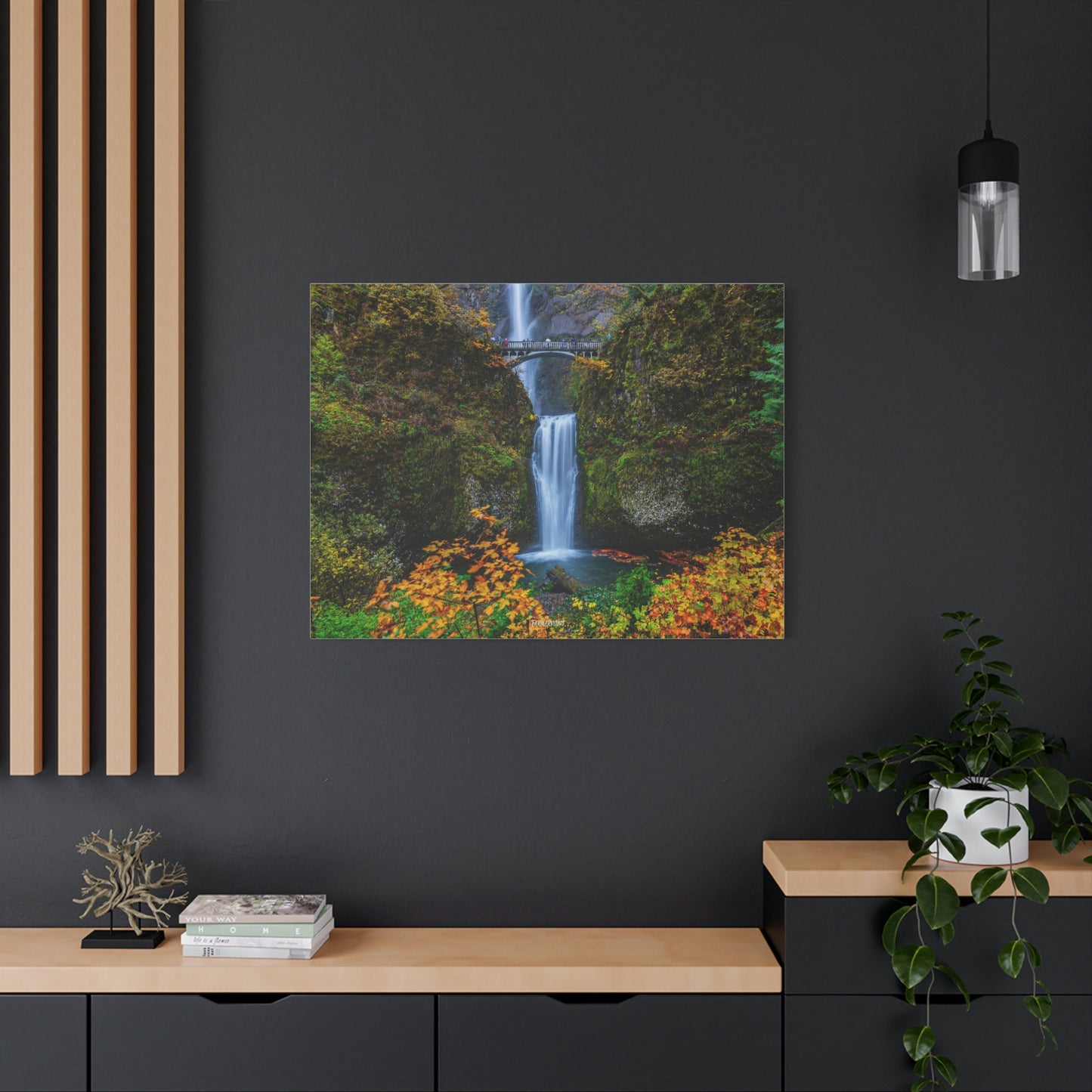 Multnomah Falls, Oregon - Matte Canvas