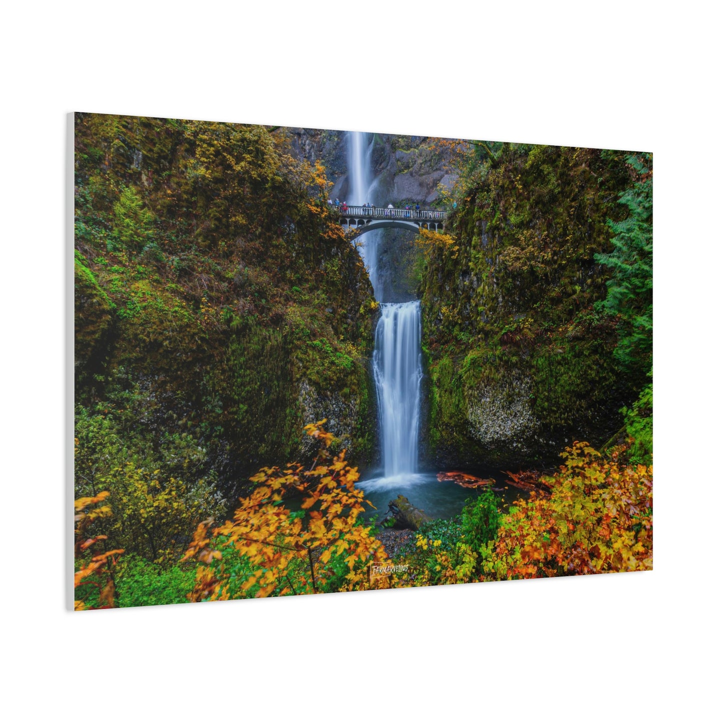 Multnomah Falls, Oregon - Matte Canvas