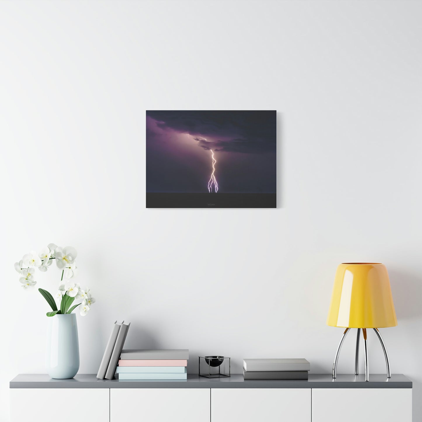 Beach Lightning - Matte Canvas