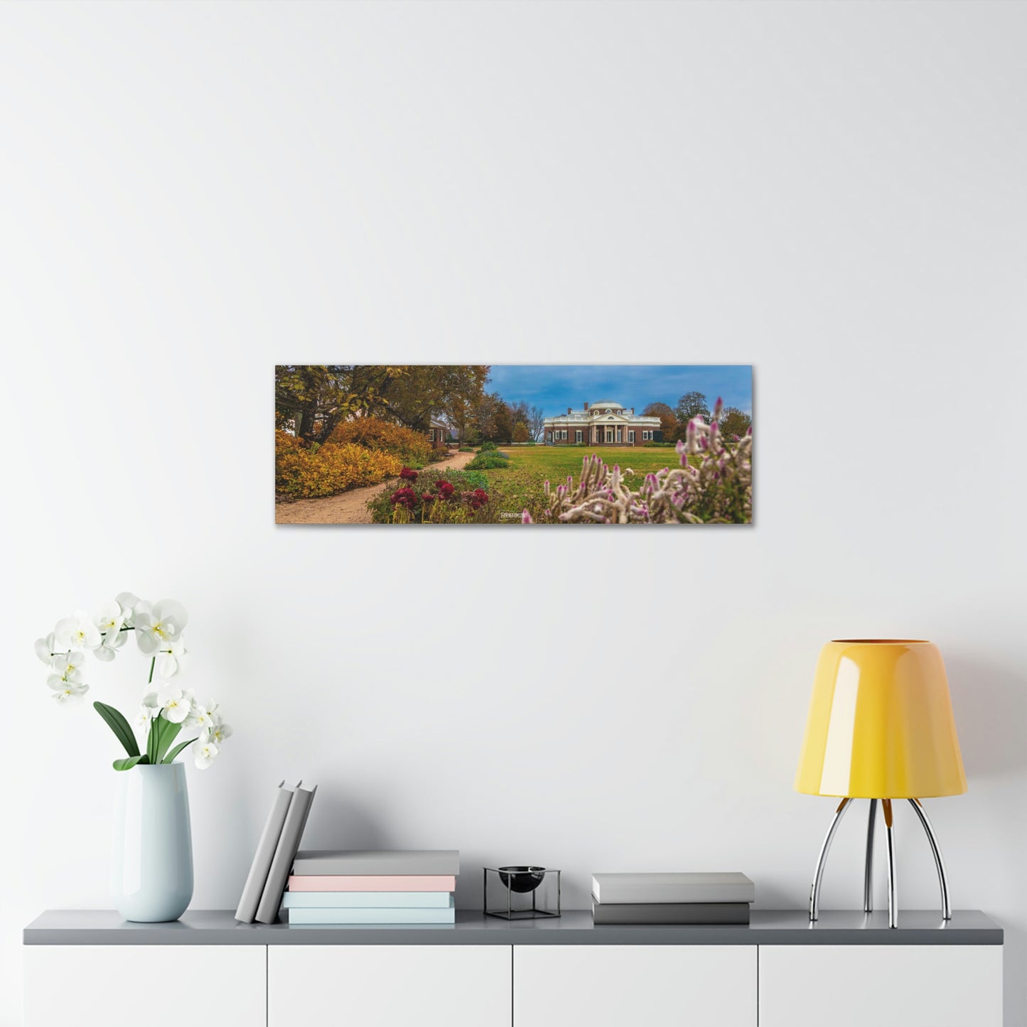 Monticello Flowers - Canvas
