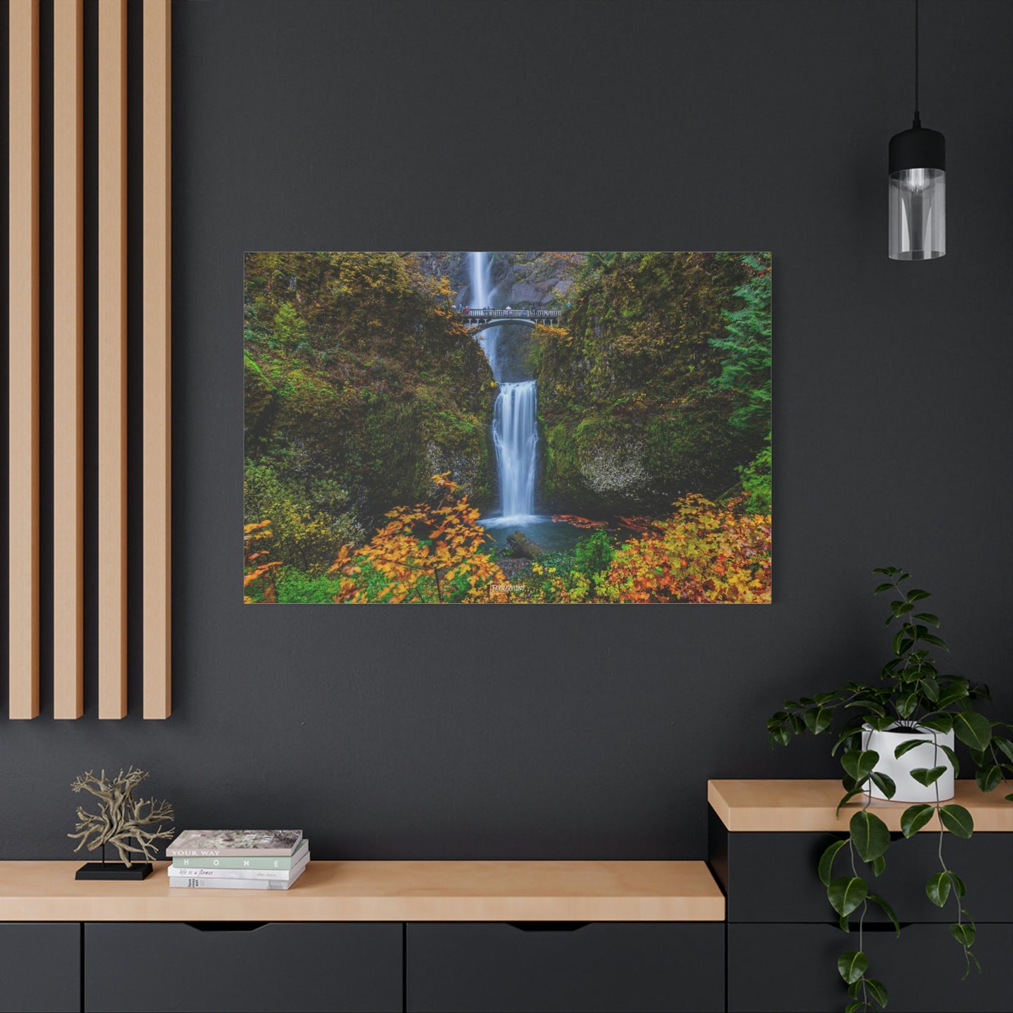 Multnomah Falls, Oregon - Matte Canvas