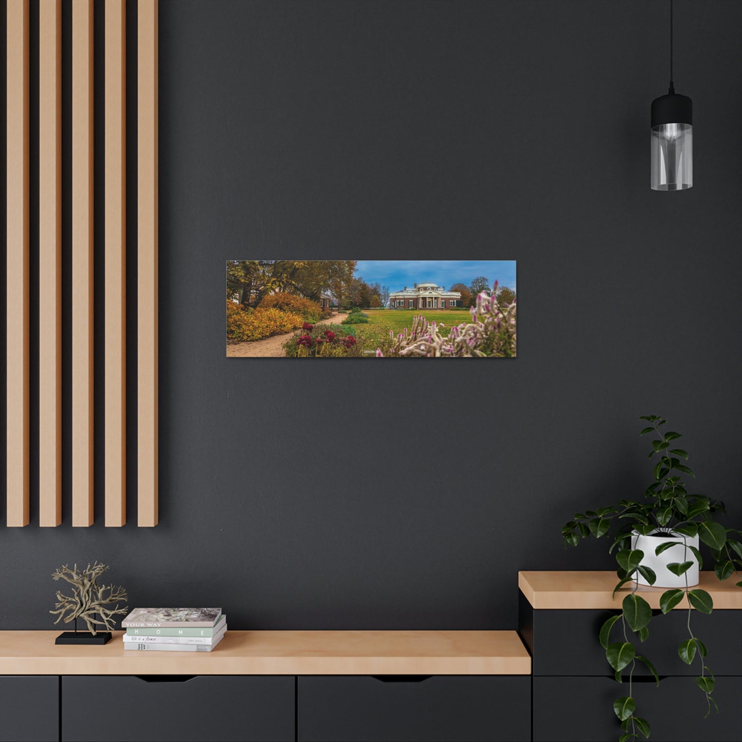 Monticello Flowers - Canvas