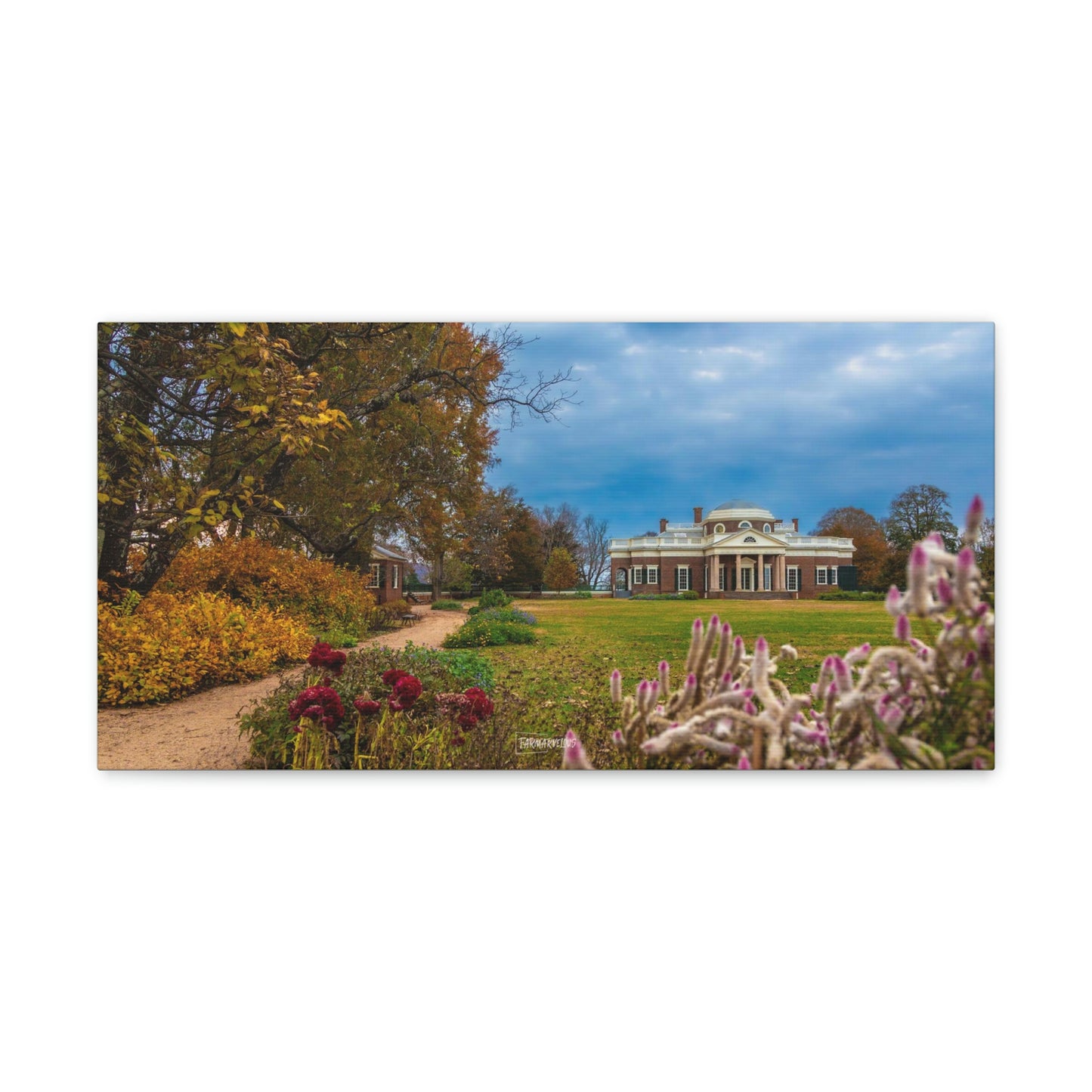 Monticello Flowers - Canvas