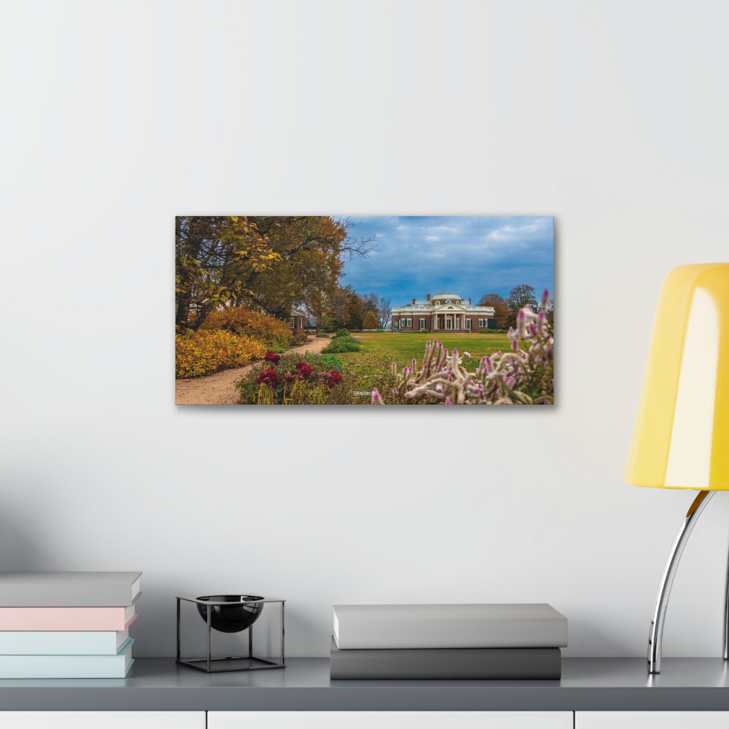 Monticello Flowers - Canvas