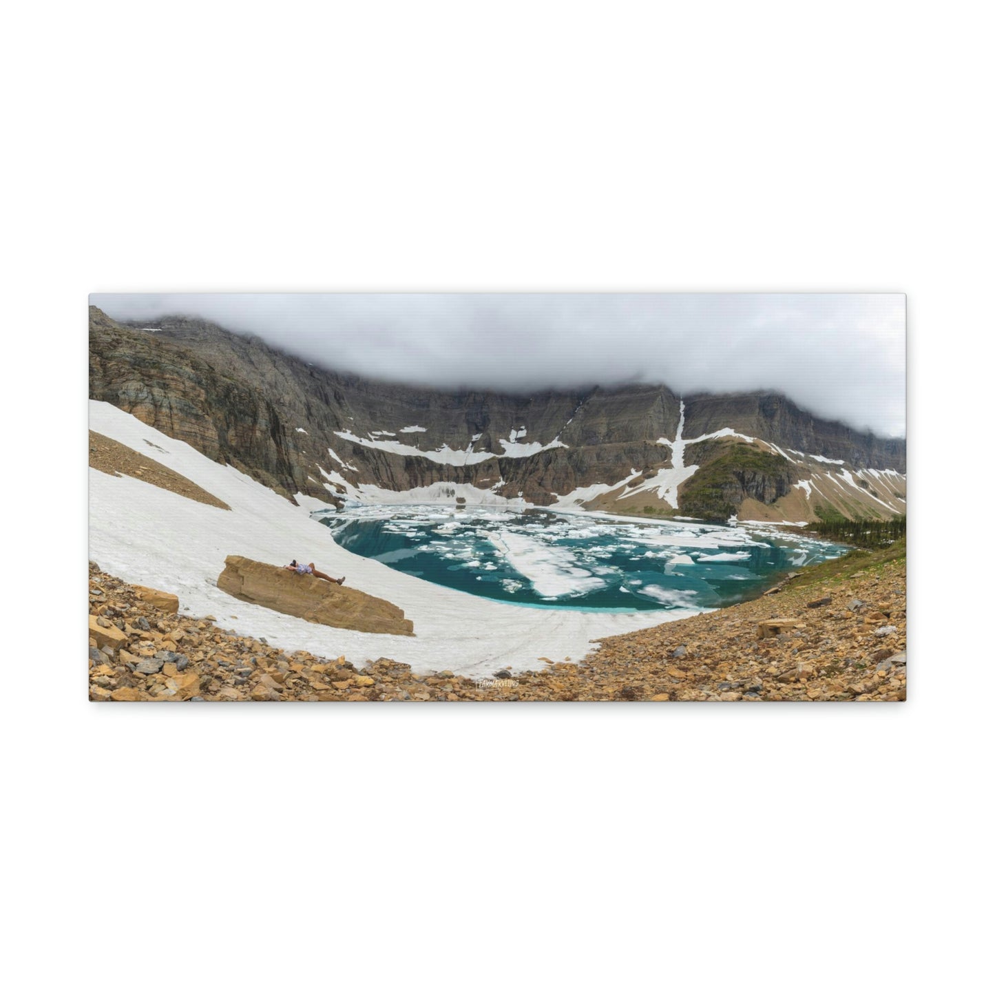 Iceberg Lake: Glacier National Park - Canvas