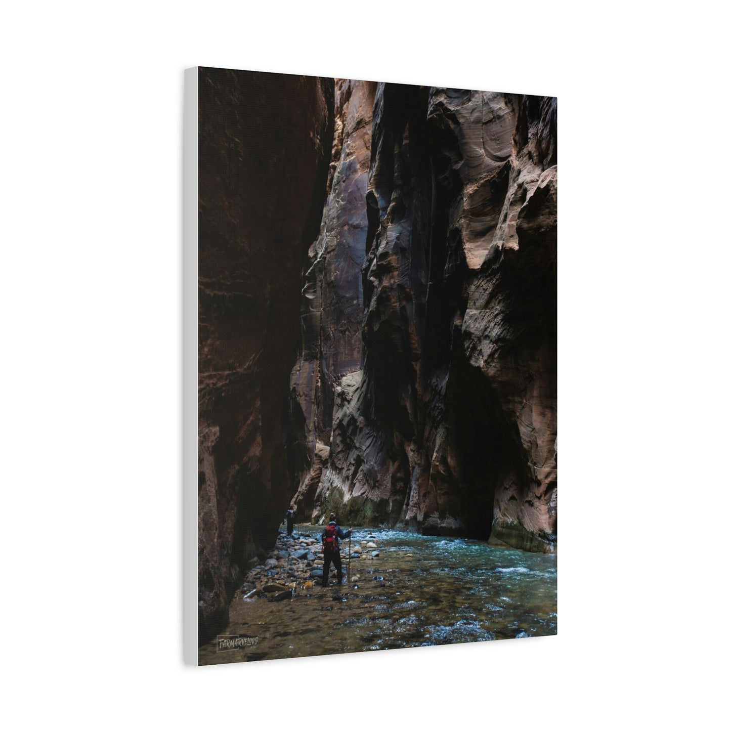 The Narrows - Zion National Park, Matte Canvas.