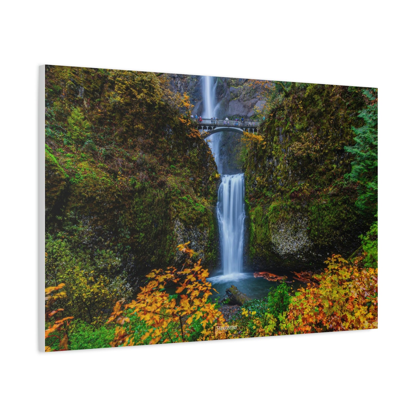 Multnomah Falls, Oregon - Matte Canvas