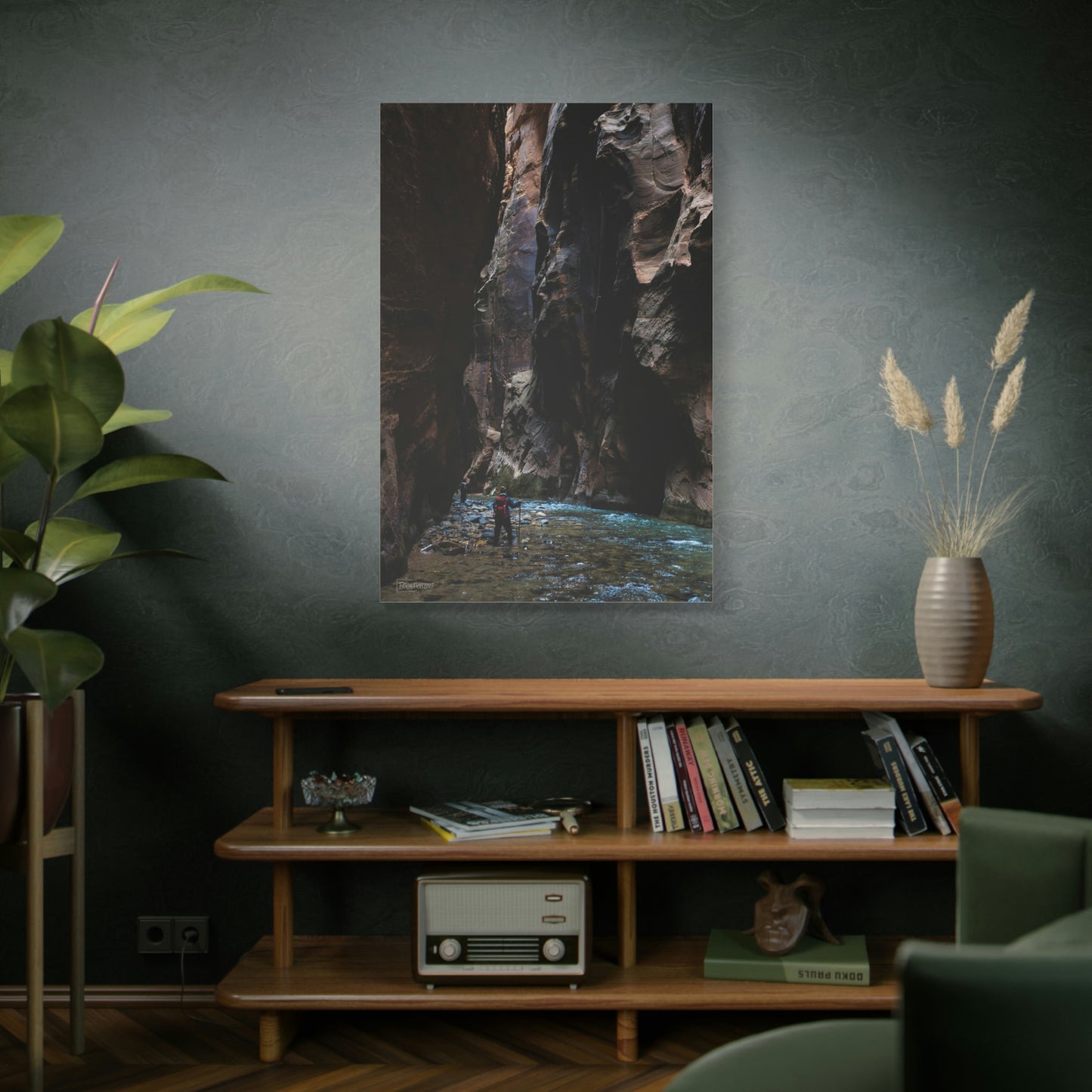 The Narrows - Zion National Park, Matte Canvas.