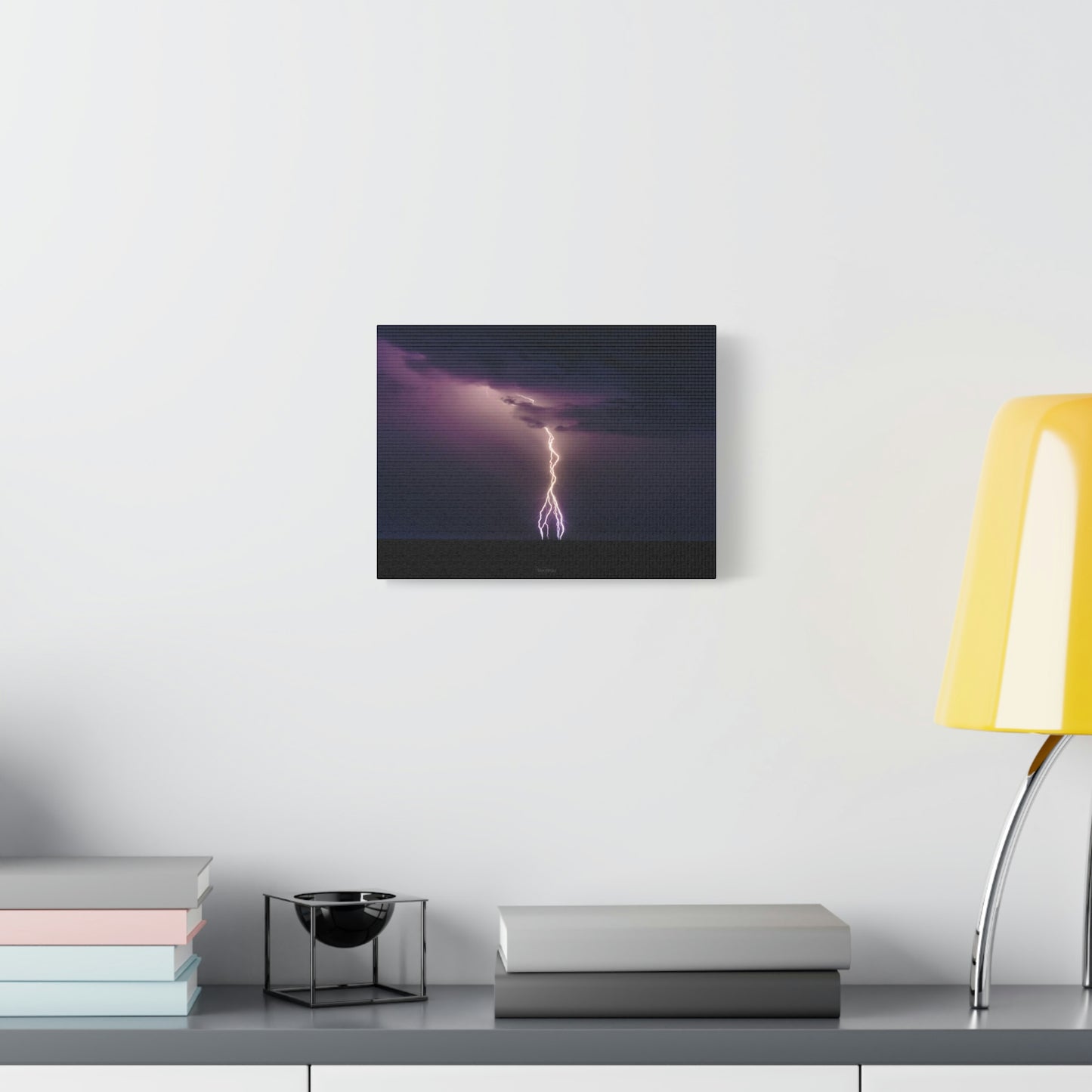 Beach Lightning - Matte Canvas