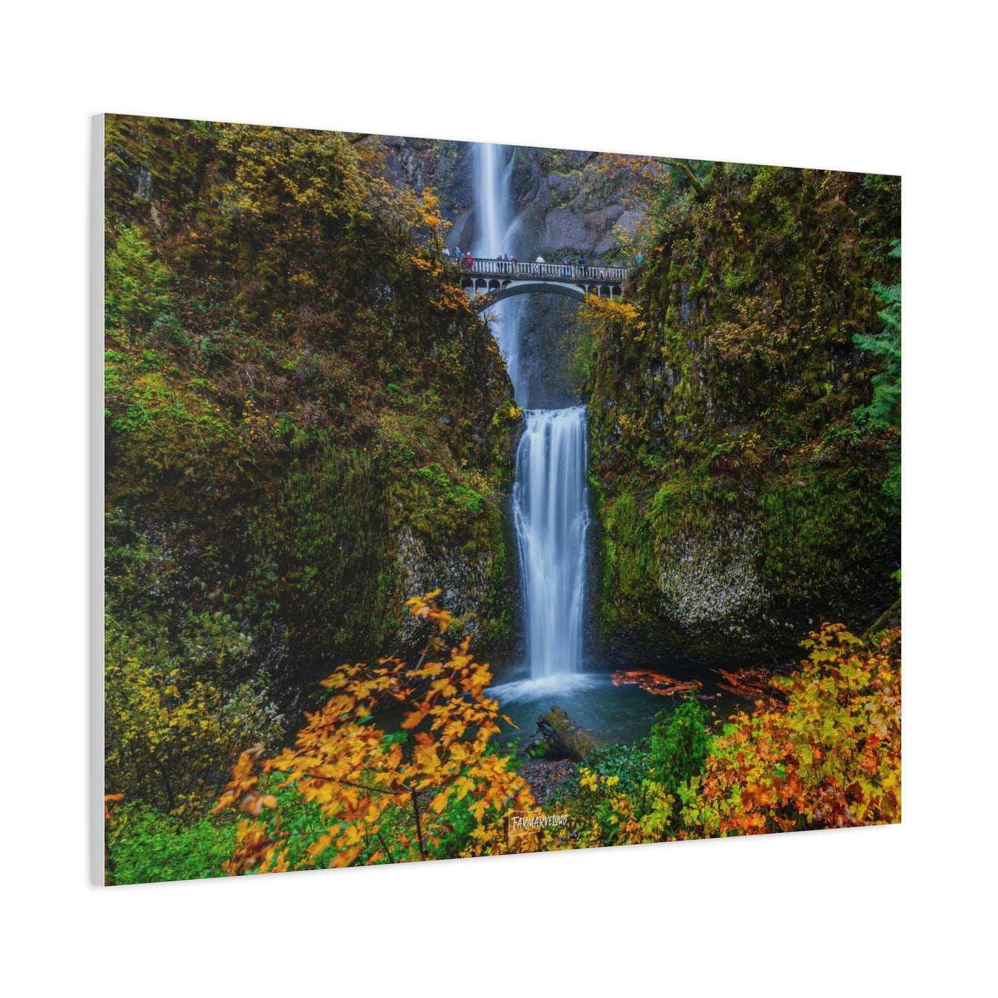 Multnomah Falls, Oregon - Matte Canvas