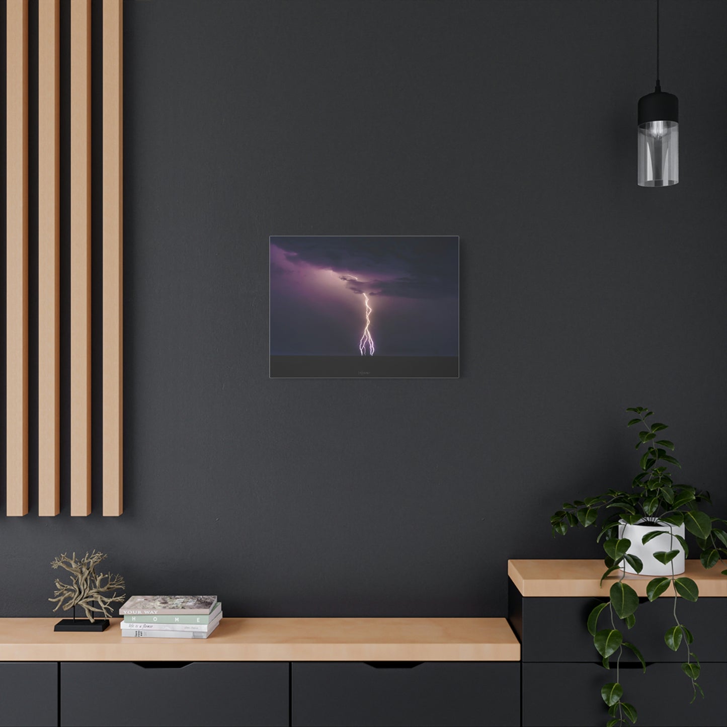 Beach Lightning - Matte Canvas