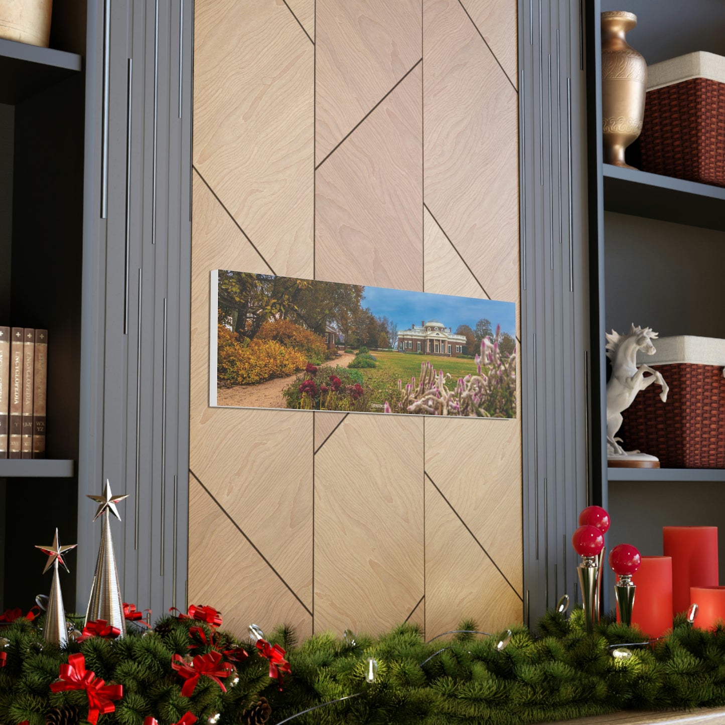 Monticello Flowers - Canvas