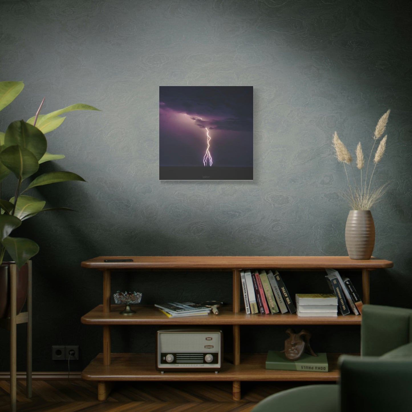 Beach Lightning - Matte Canvas