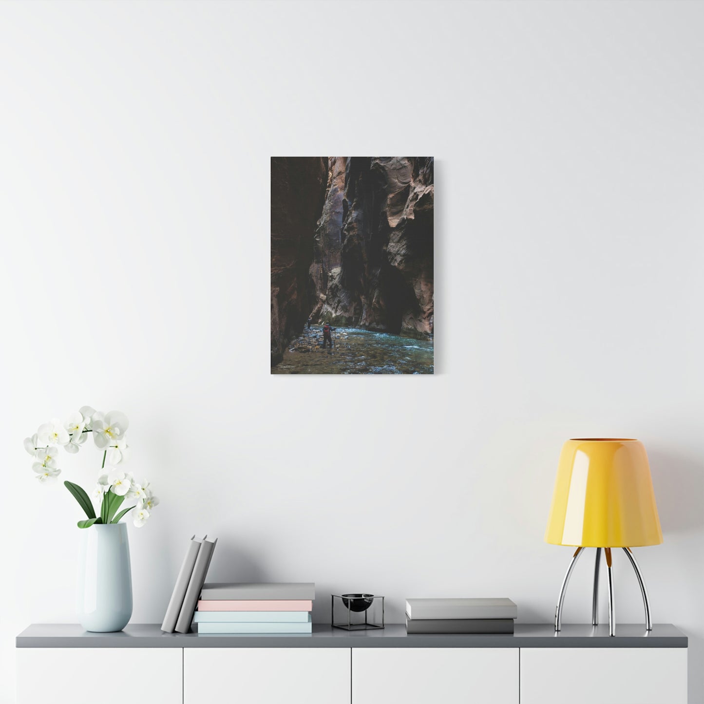 The Narrows - Zion National Park, Matte Canvas.