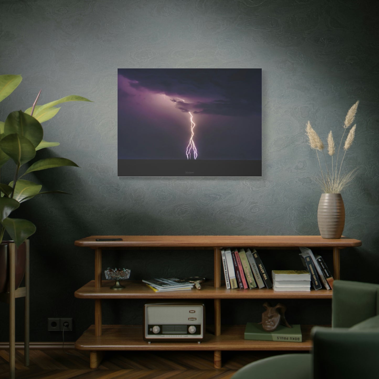 Beach Lightning - Matte Canvas