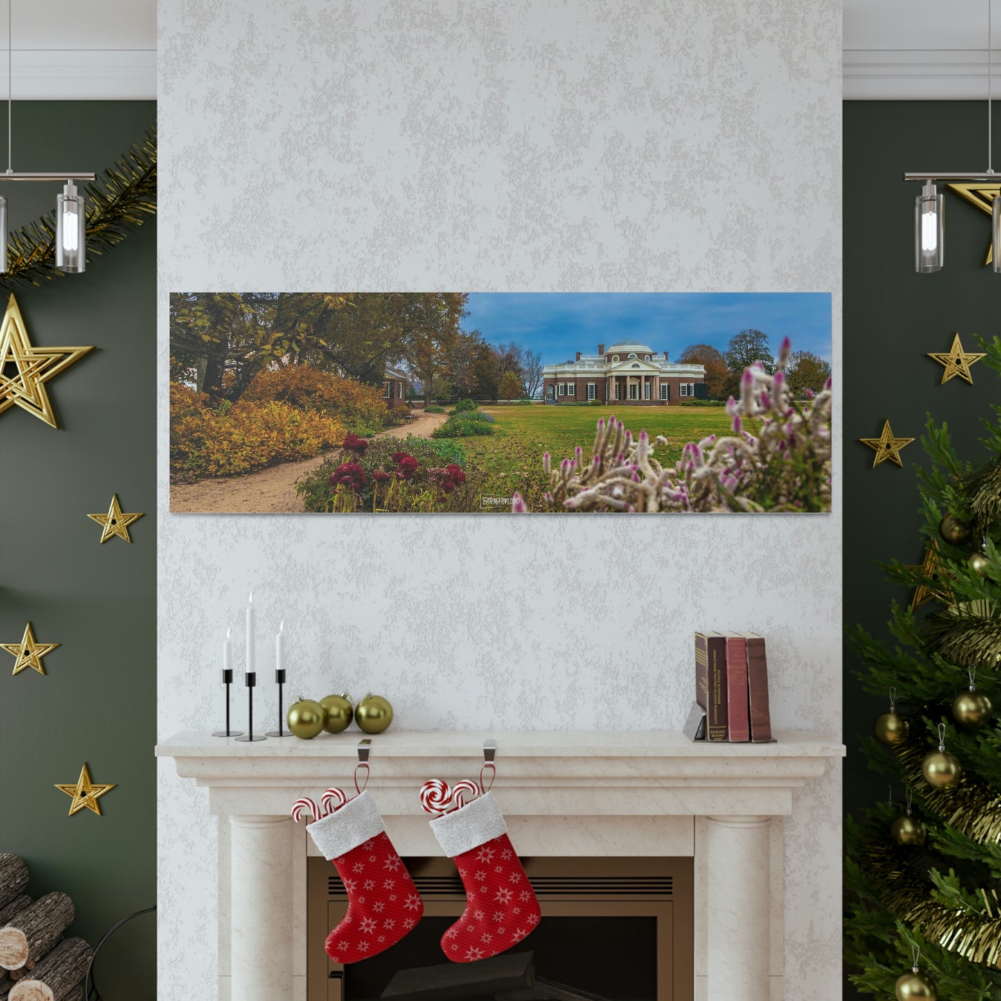 Monticello Flowers - Canvas