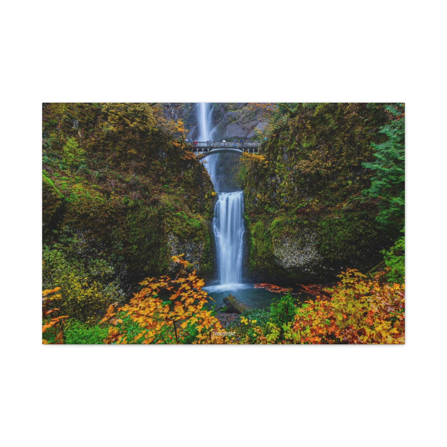 Multnomah Falls, Oregon - Matte Canvas