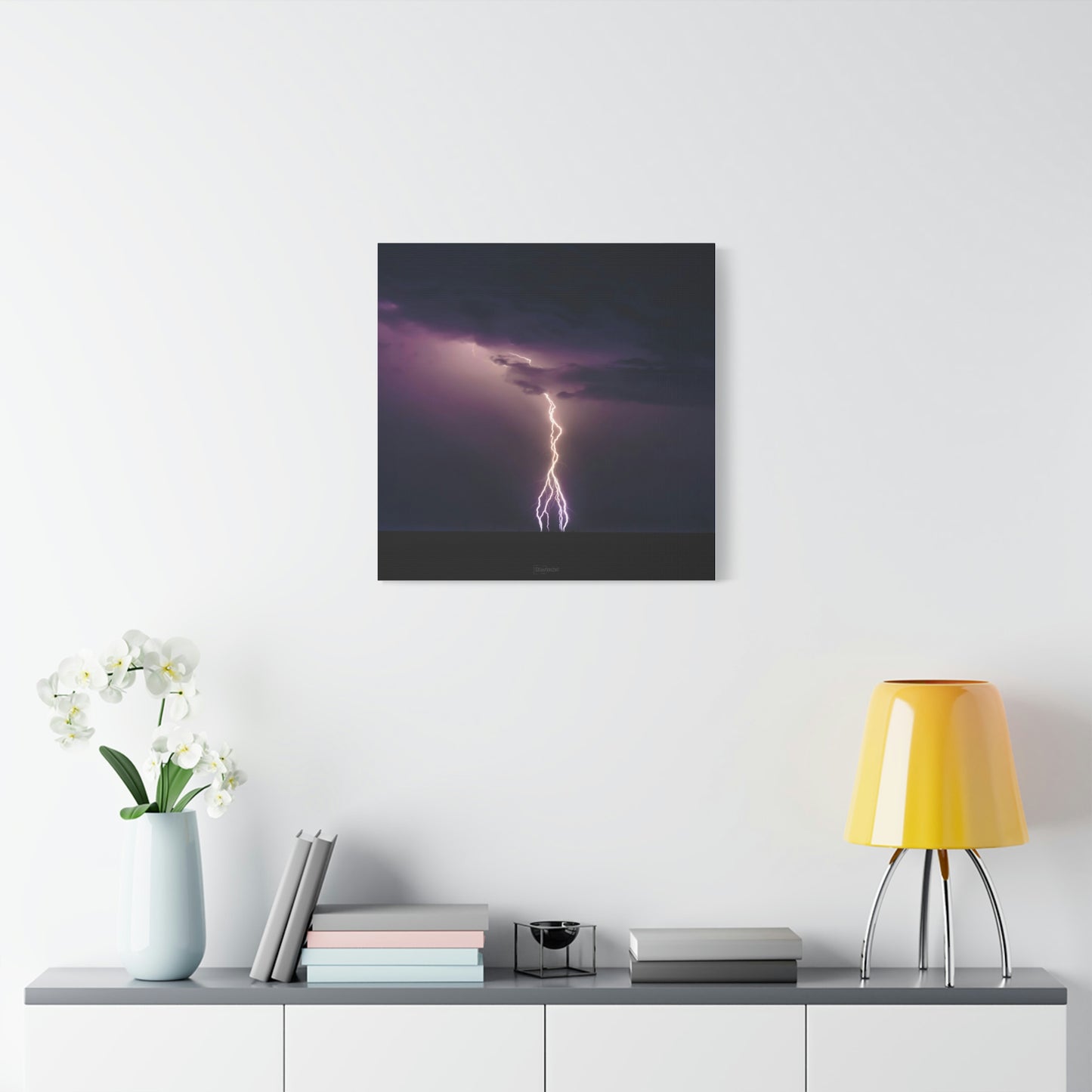 Beach Lightning - Matte Canvas