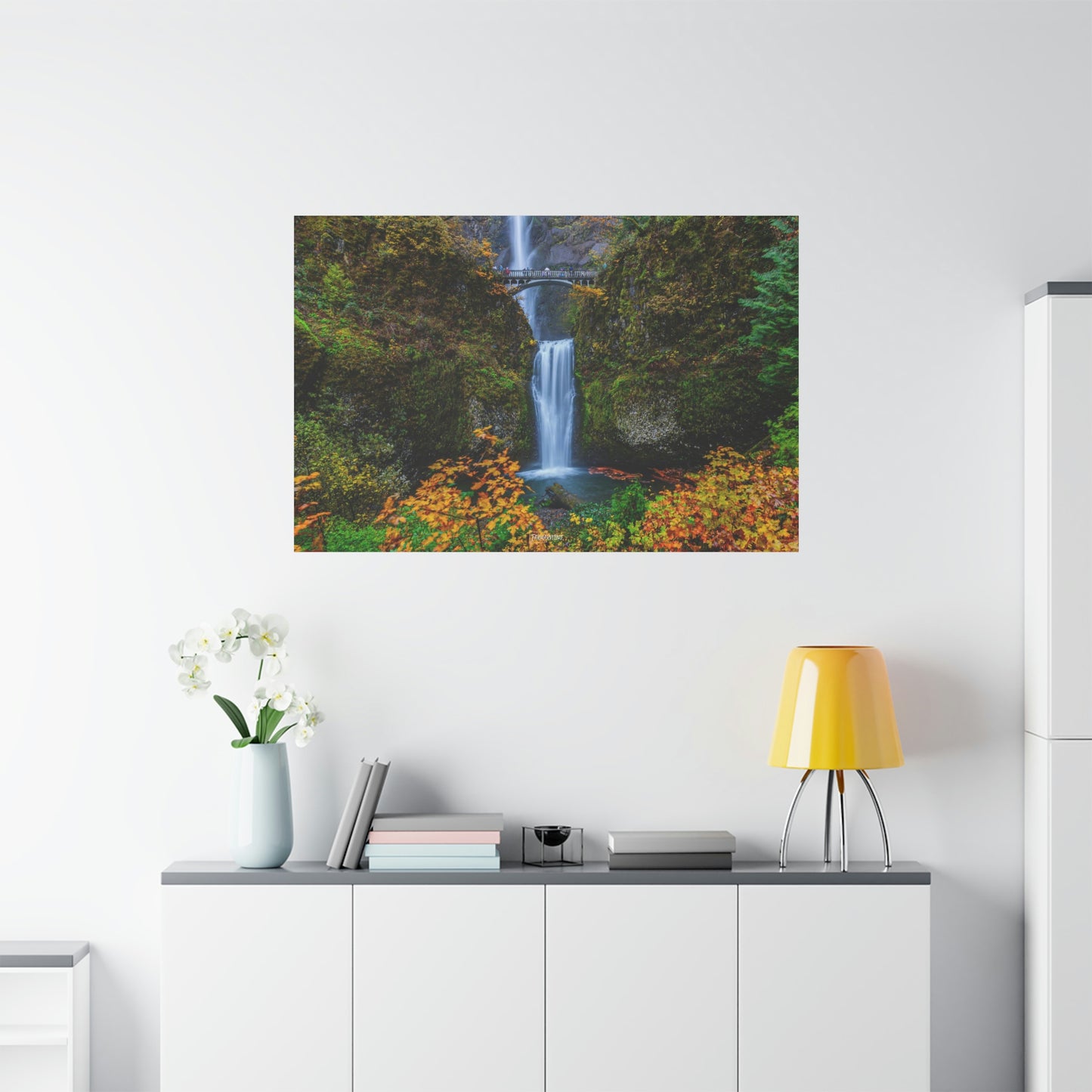 Multnomah Falls, Oregon - Matte Canvas