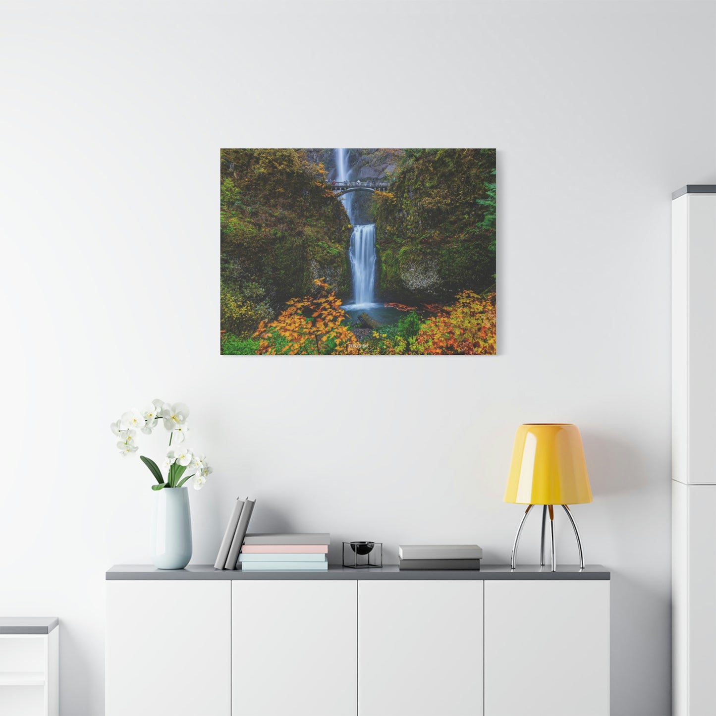 Multnomah Falls, Oregon - Matte Canvas