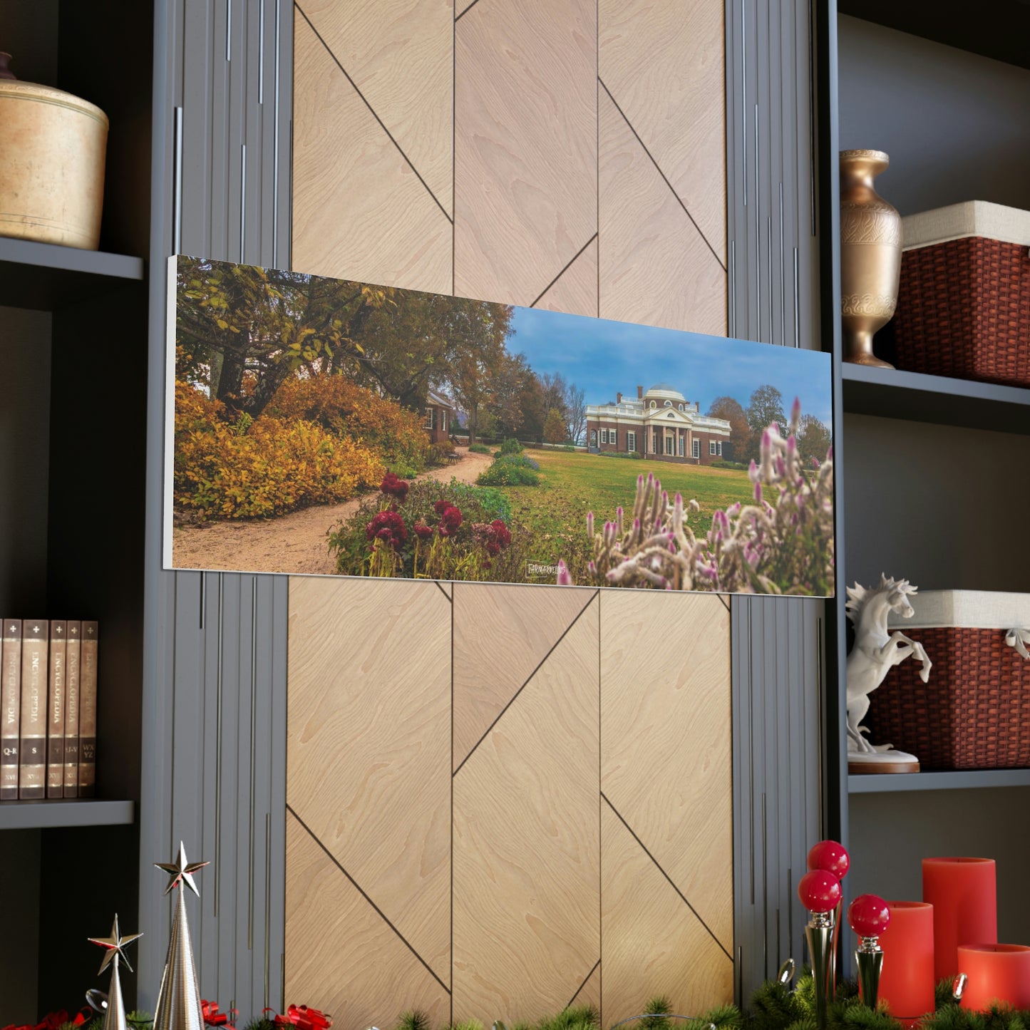 Monticello Flowers - Canvas