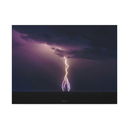 Beach Lightning - Matte Canvas