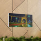 Pittsburgh - Clemente Bridge Long Exposure Classic Canvas